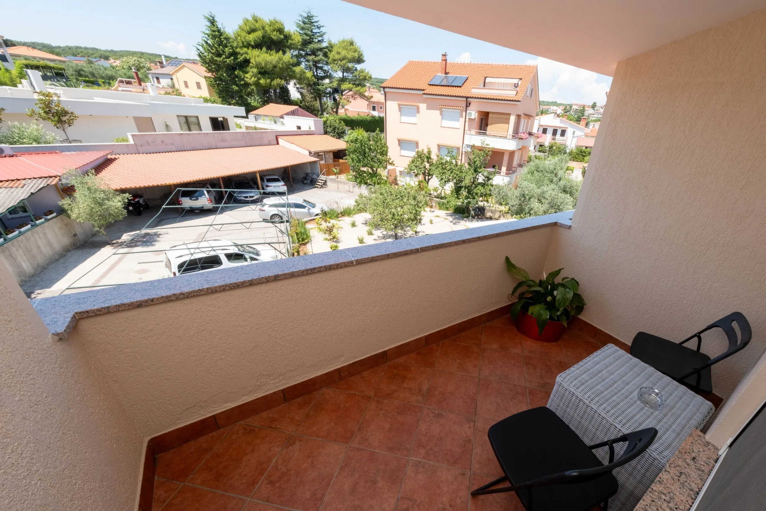 Balcone privato della camera 12
